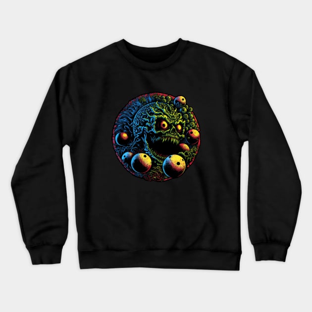 Madballs Tribute:  Olive Monster Crewneck Sweatshirt by JDTee